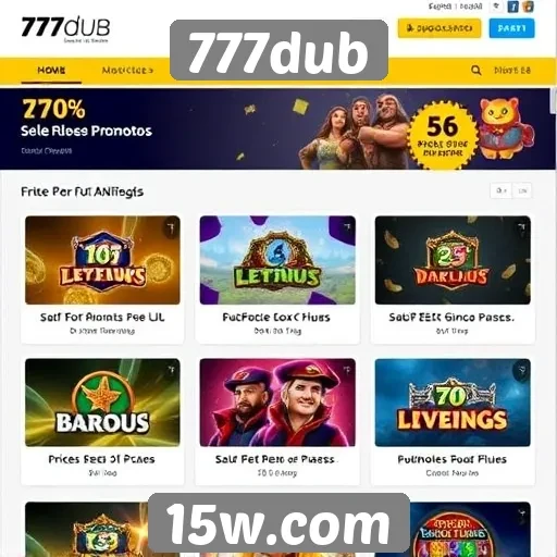 Comparativo de promoções oferecidas pelo 777dub