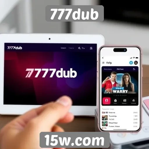 Experiência do usuário no 777dub em dispositivos móveis